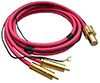 Tonar tone arm high-end connection cable (red). art.4492